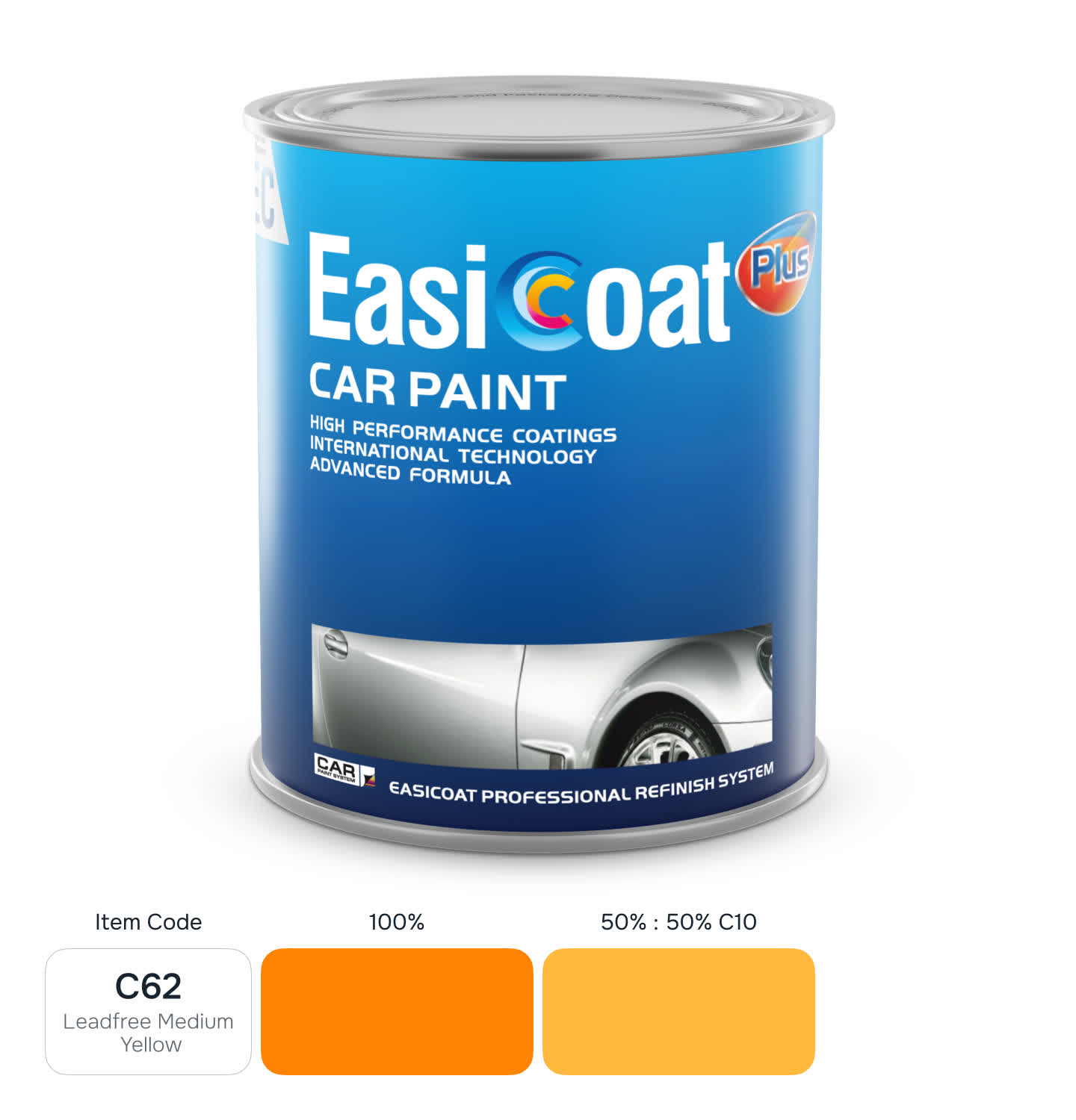 EasiCoat EC-C62 Leadfree Medium Yellow 1л