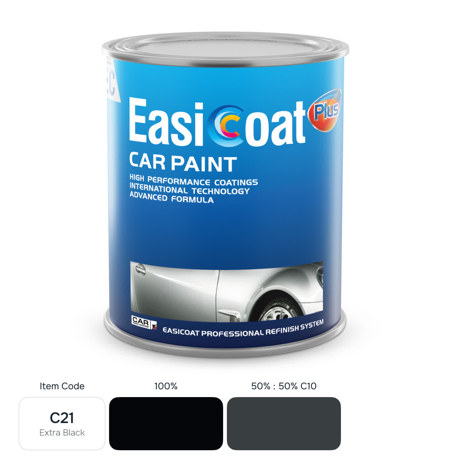 EasiCoat EC-С21 Extra Black 3,75л