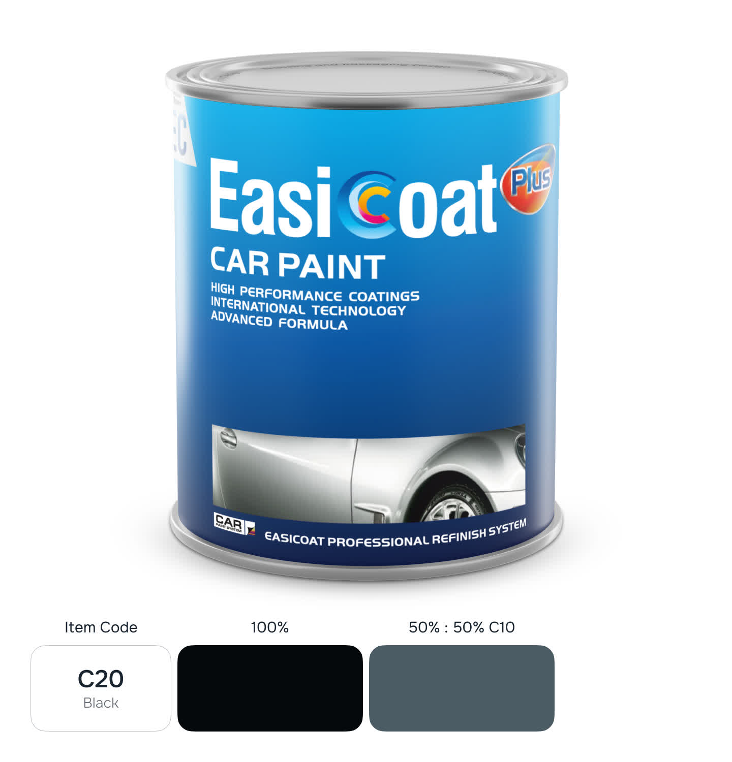 EasiCoat EC-С20 Black 3,75л