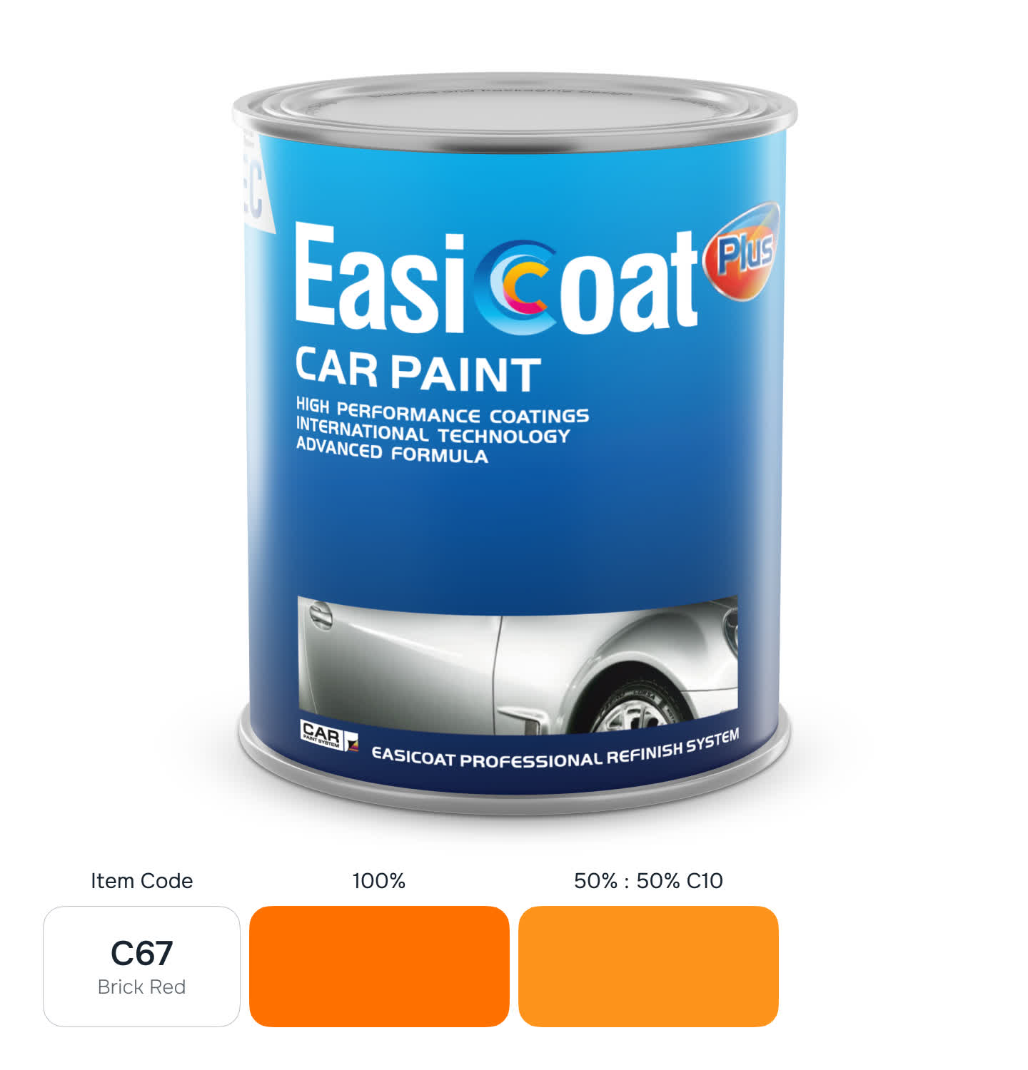 EasiCoat EC-C67 Orange Yellow 1л