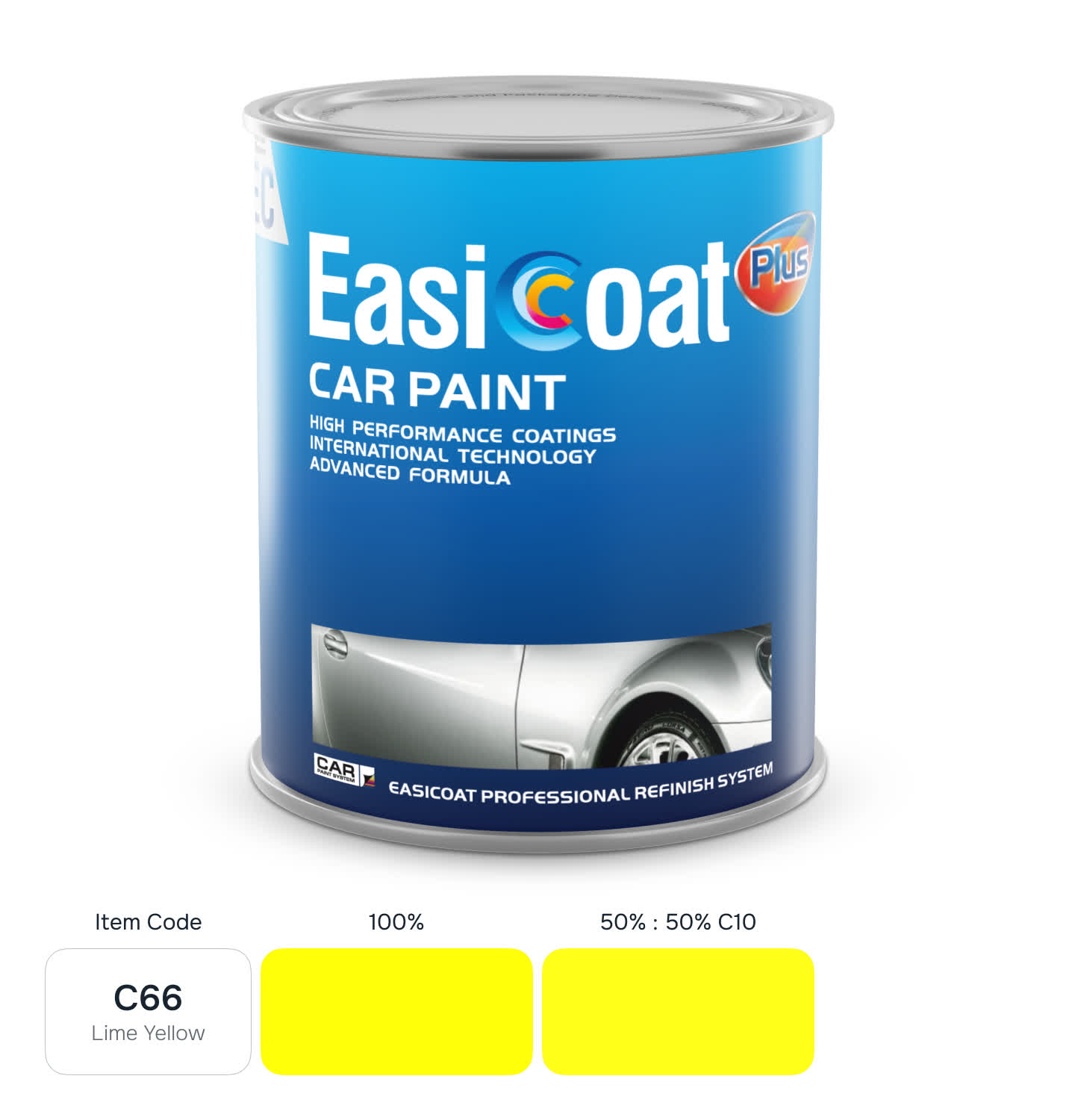 EasiCoat EC-C66 Lime Yellow 1л