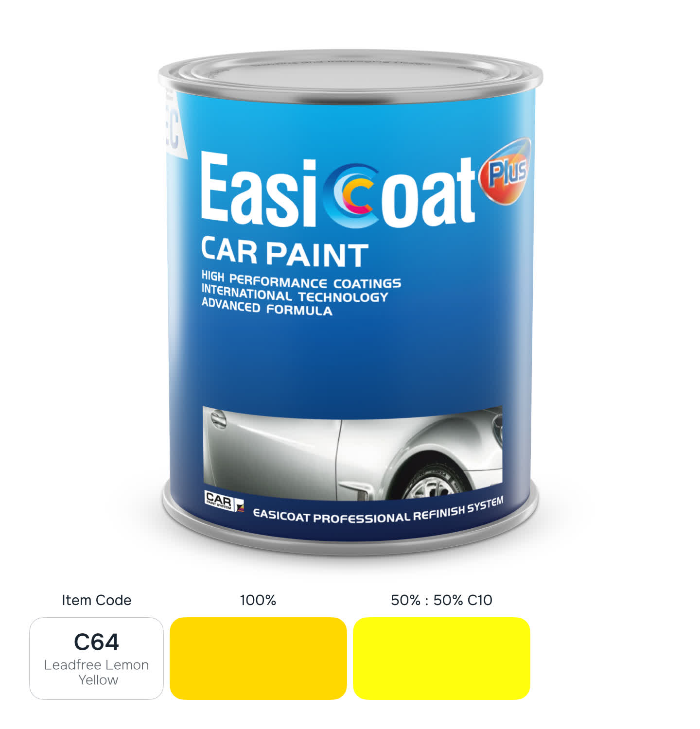 EasiCoat EC-C64 Leadfree Lemon Yellow 1л