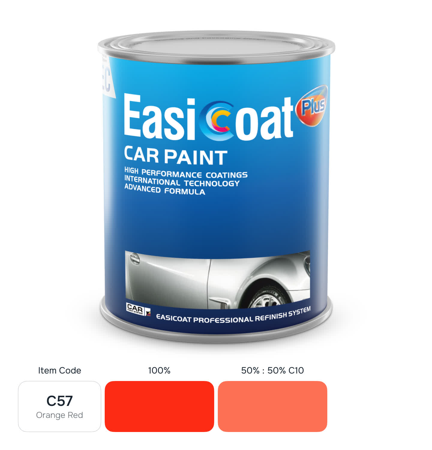 EasiCoat EC-C57 Orange Red 1л