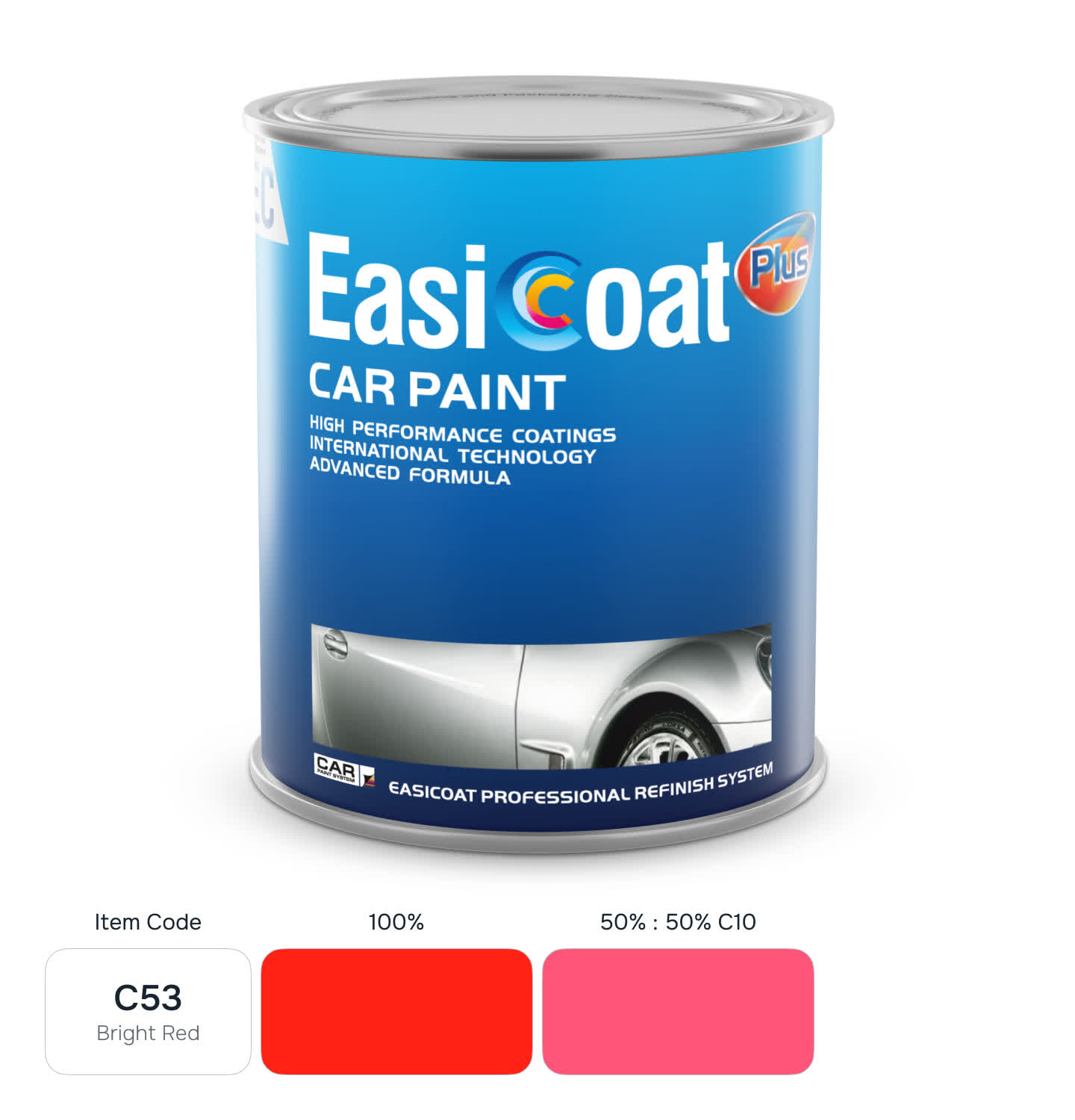EasiCoat EC-C53 Bright Red 1л