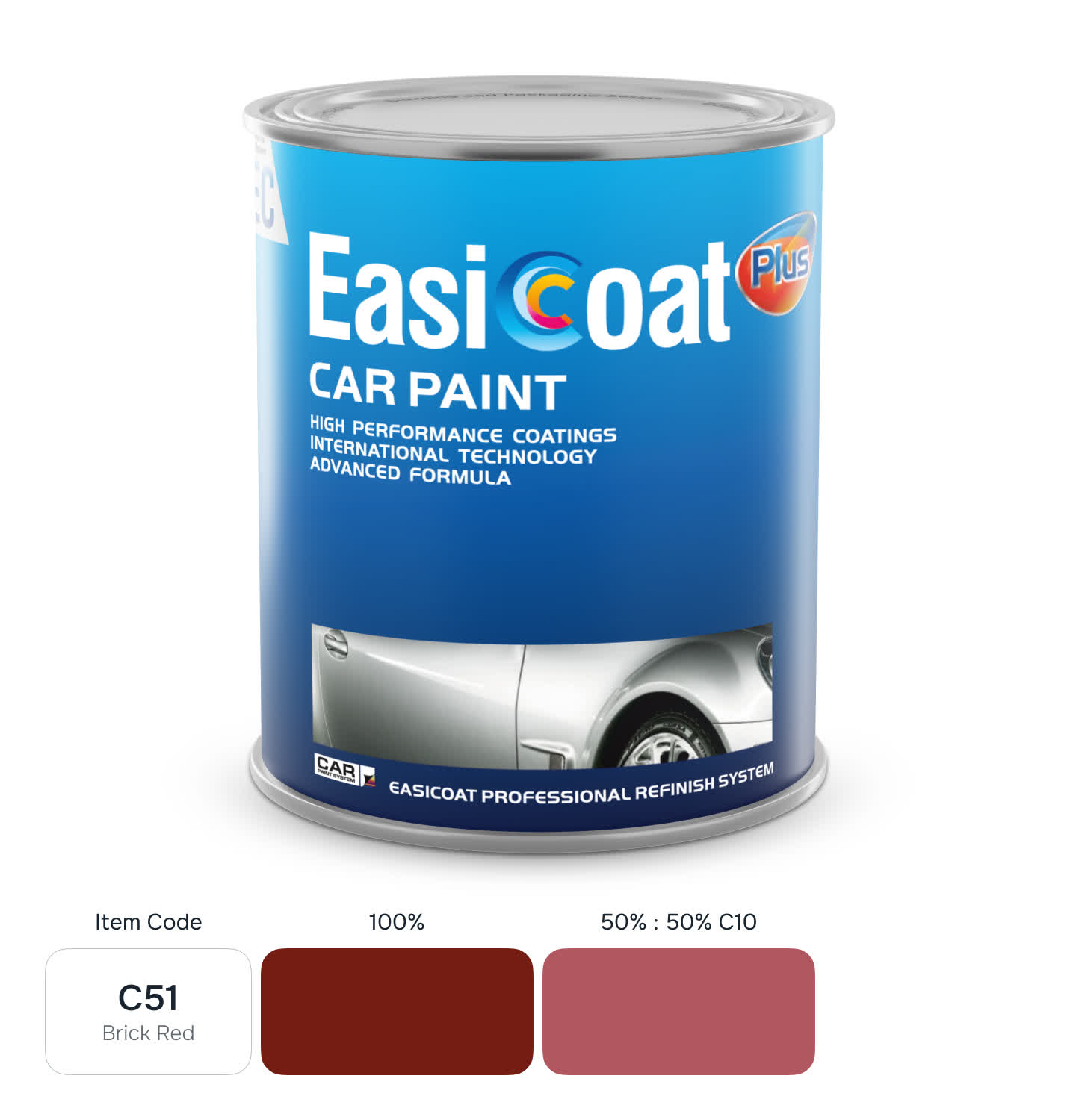 EasiCoat EC-C51 Brick Red 1л