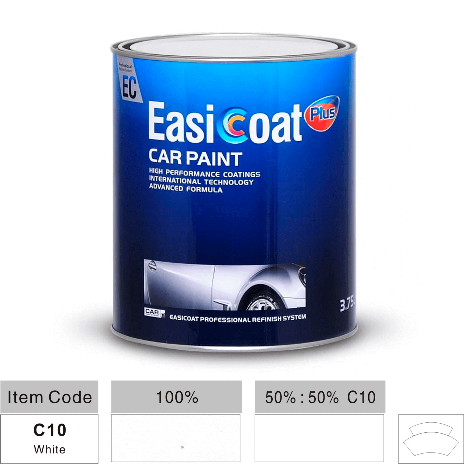 EasiCoat EC-C10 White 3,75л