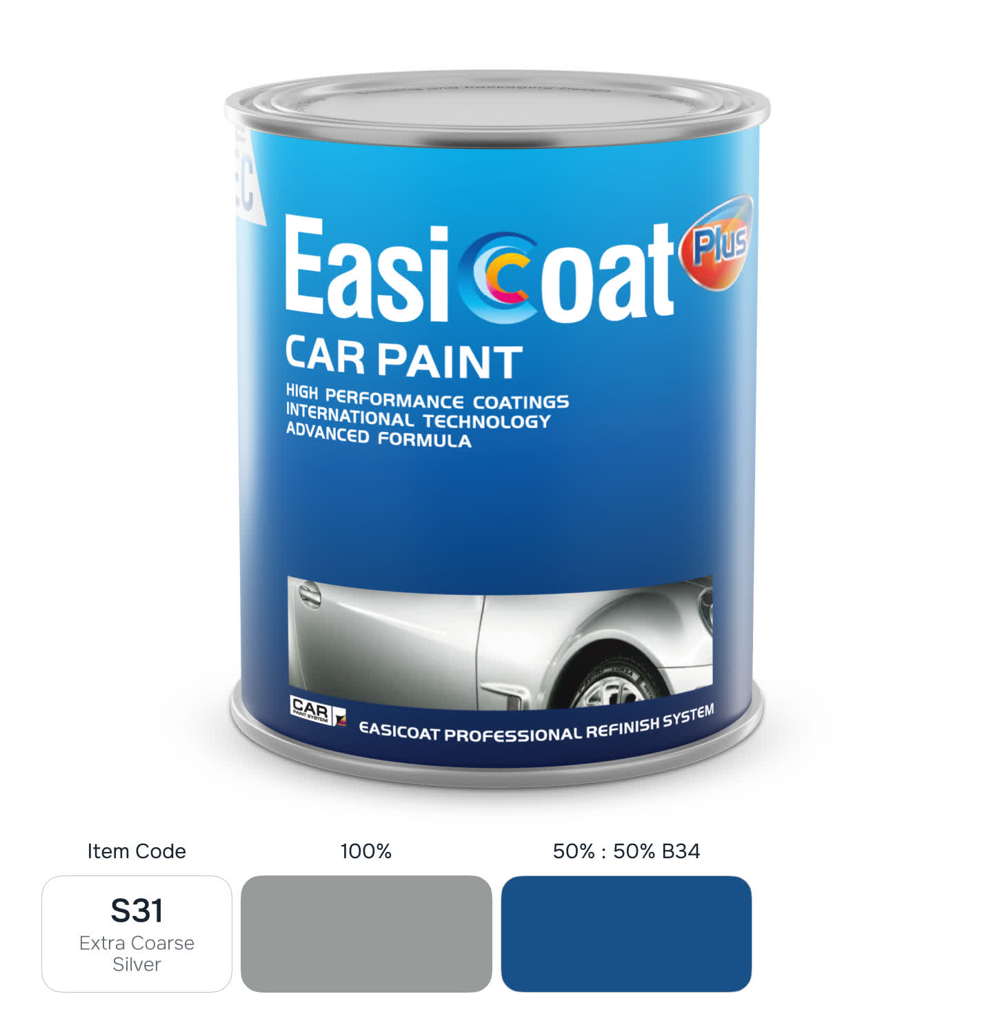 EasiCoat EC-S31 Extra Coarse Silver 1л