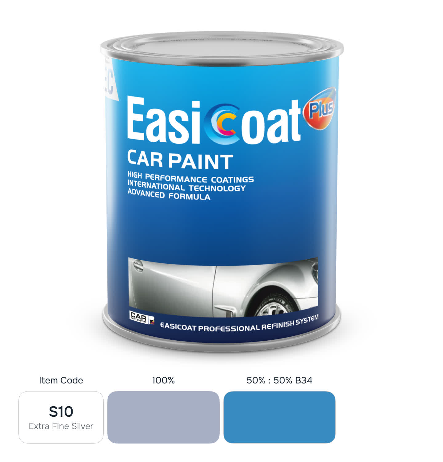 EasiCoat EC-S10 Extra Fine Silver 1л
