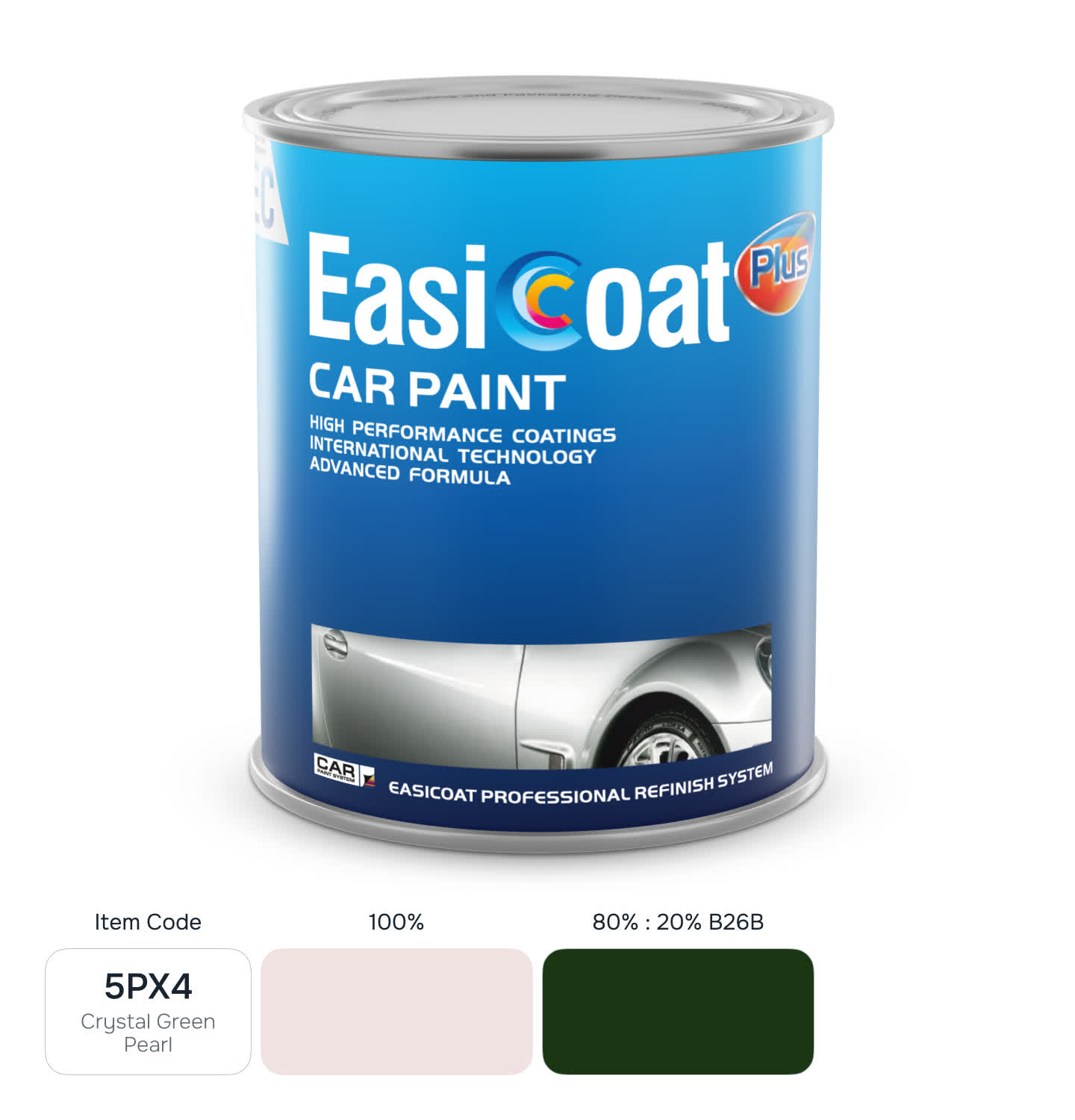 EasiCoat EC-PX4 Crystal Green Pearl 1л