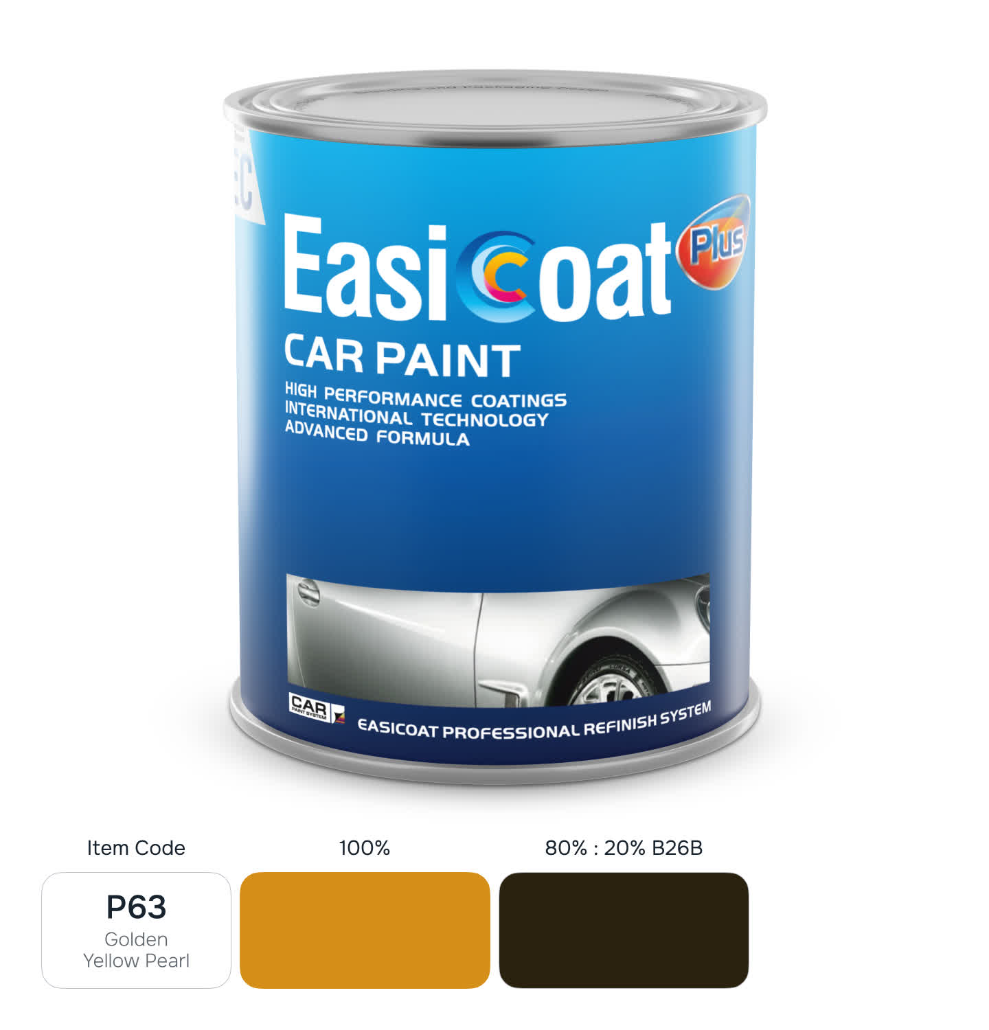 EasiCoat EC-P63 Golden Yellow Pearl 1л