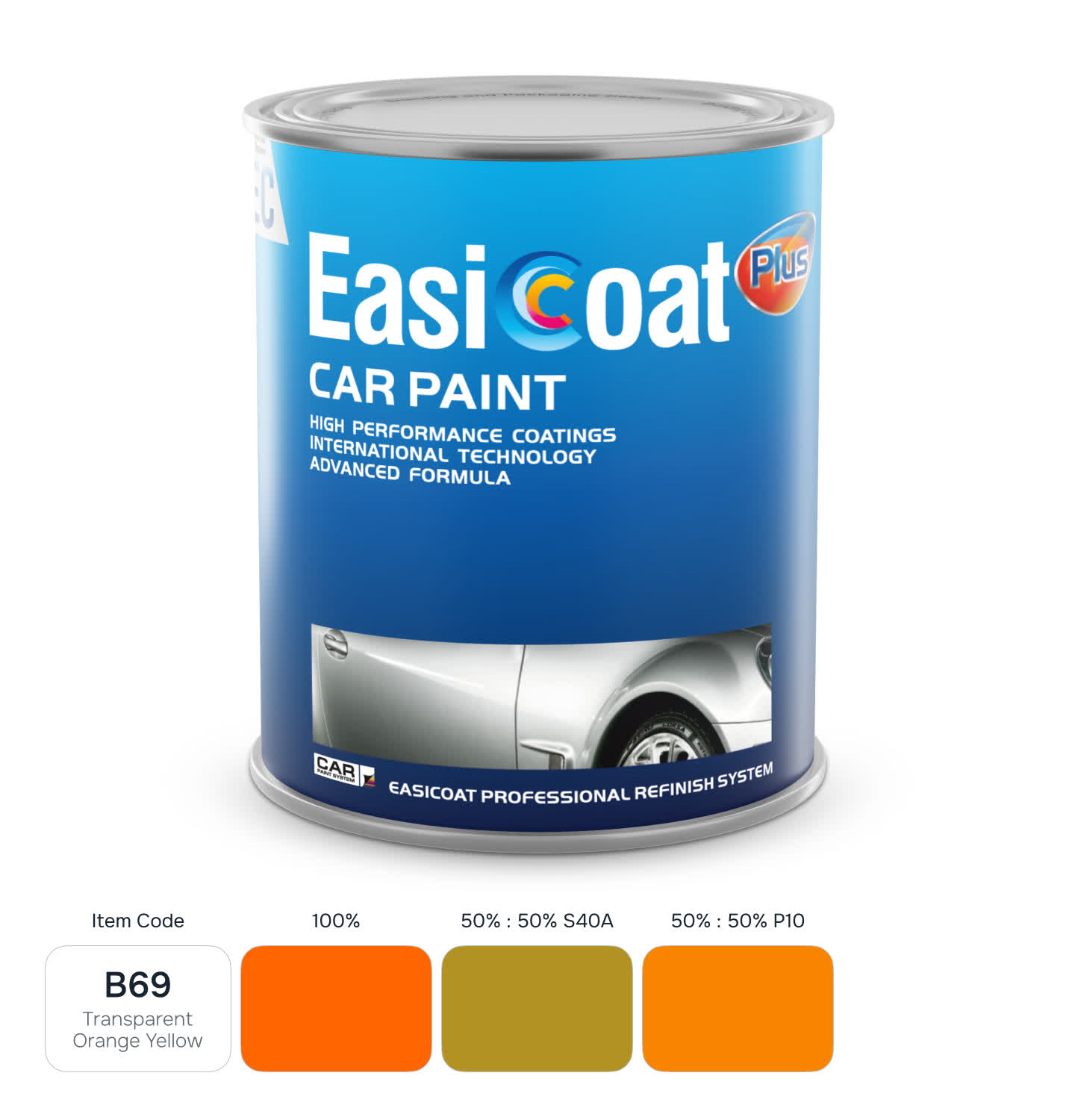 EasiCoat EC-B69 Transparent Orange YeIIow 1л