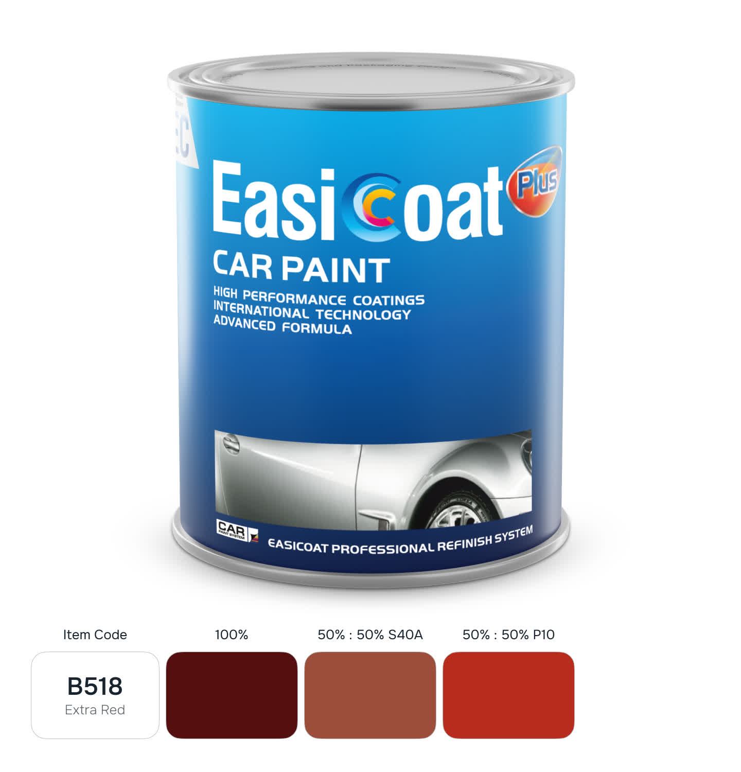 EasiCoat EC-B518 Extra Red 1л
