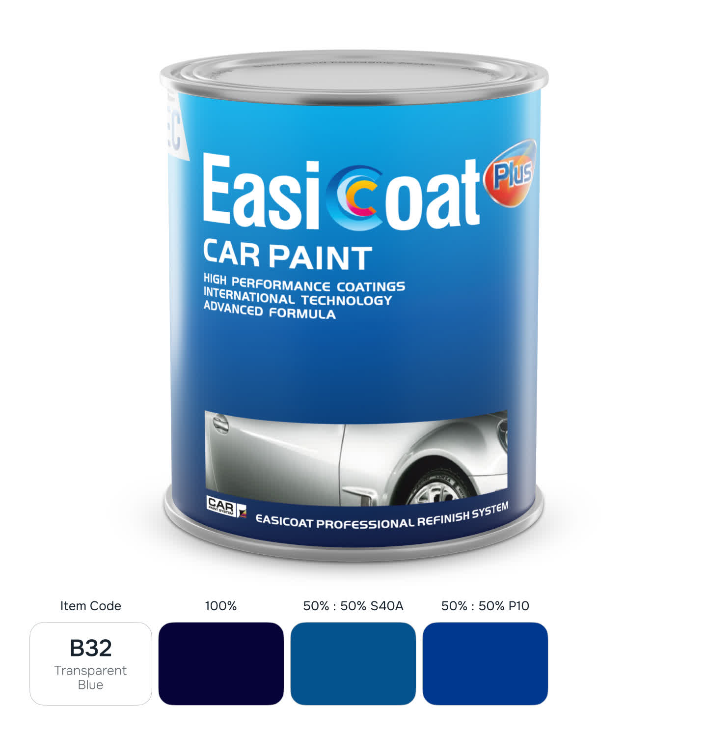 EasiCoat EC-B32 Transparent Blue 1л