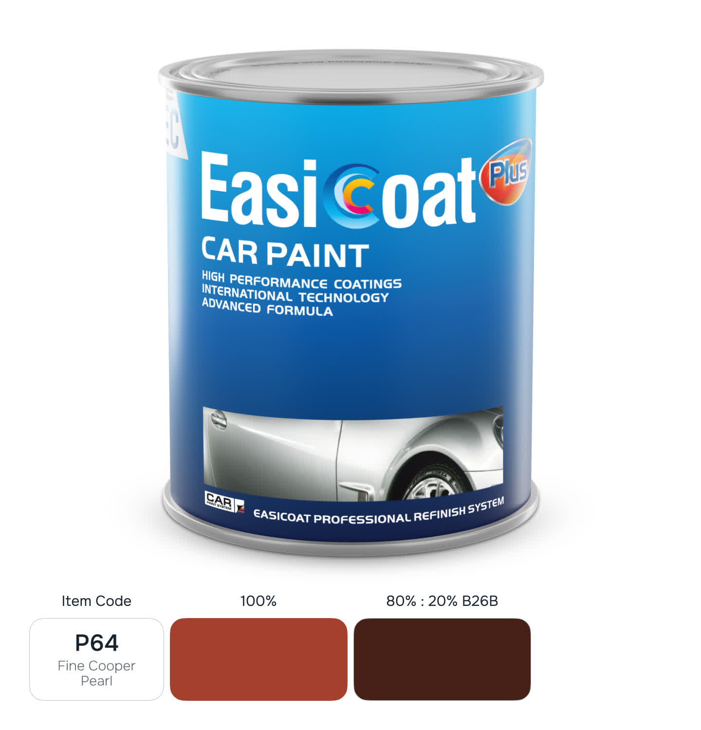 EasiCoat EC-P64 Fine Copper Pearl 1л