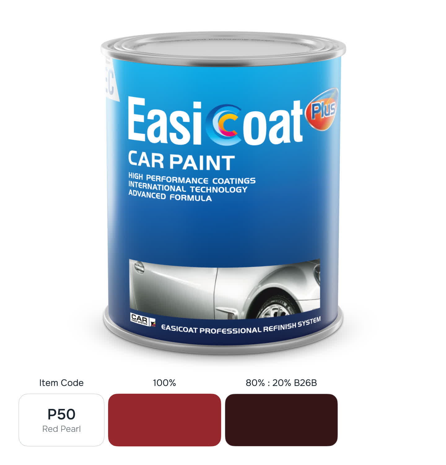 EasiCoat EC-P50 Red Pearl 1л
