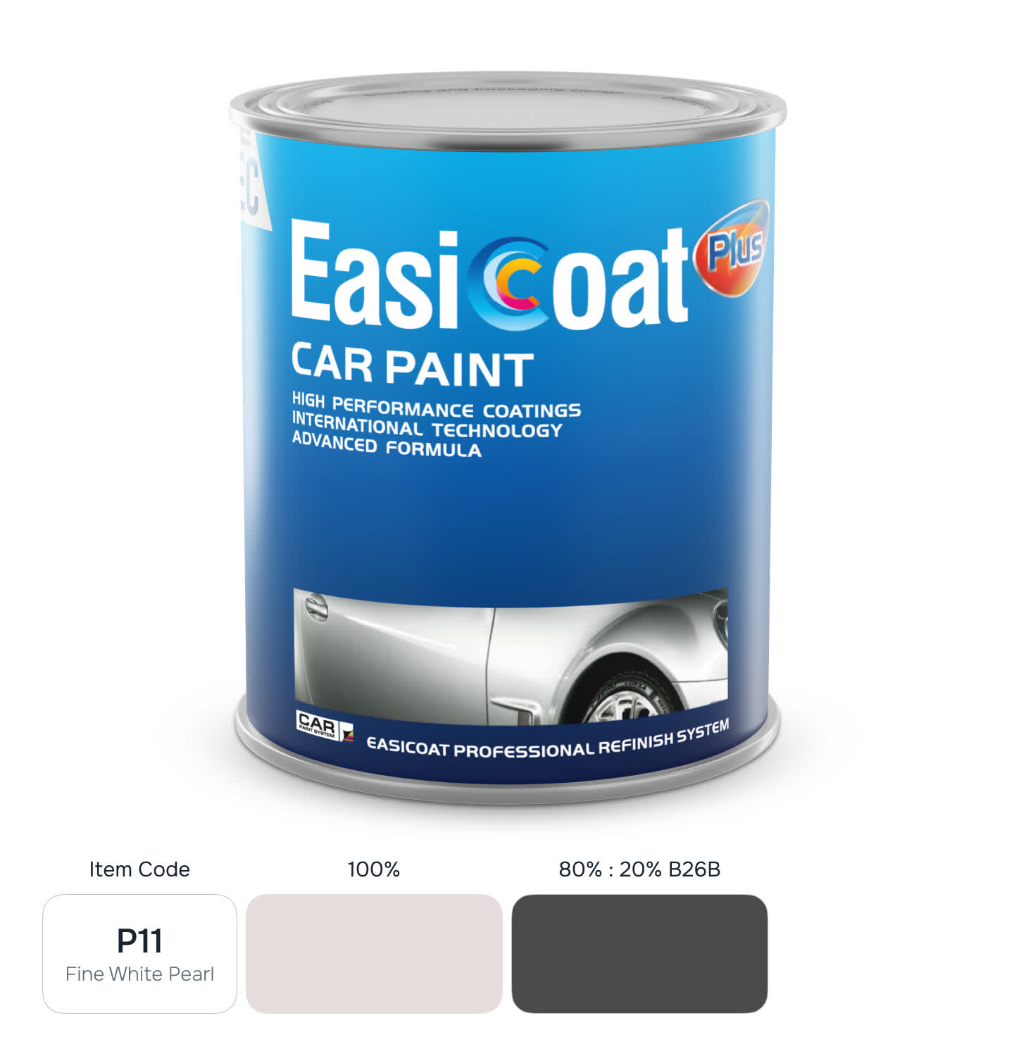 EasiCoat EC-P11 Fine White Pearl 1л
