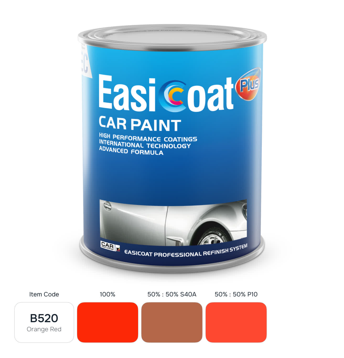 EasiCoat EC-B520 Orange Red 1л