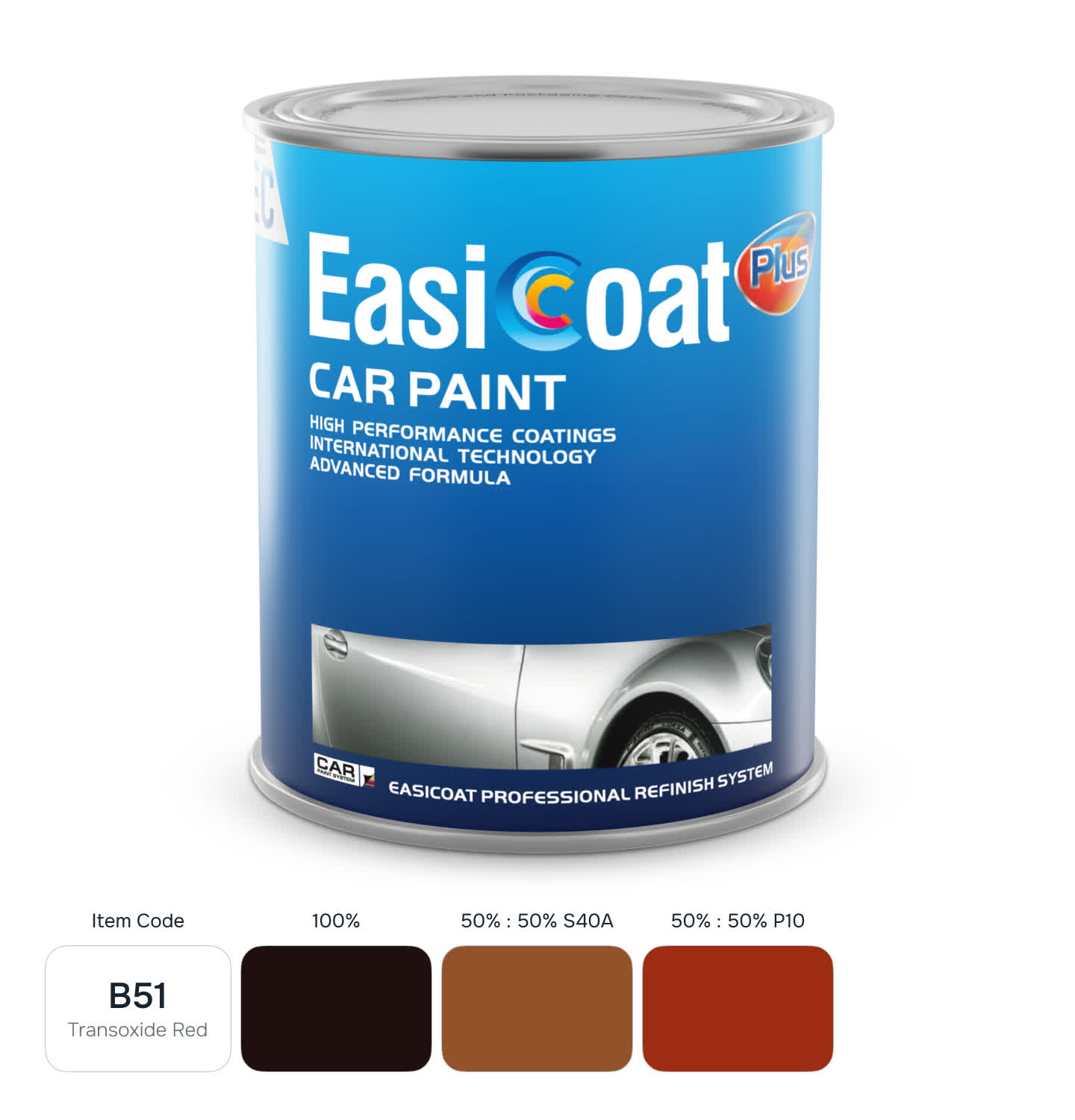 EasiCoat EC-B51 Transoxide Red 1л