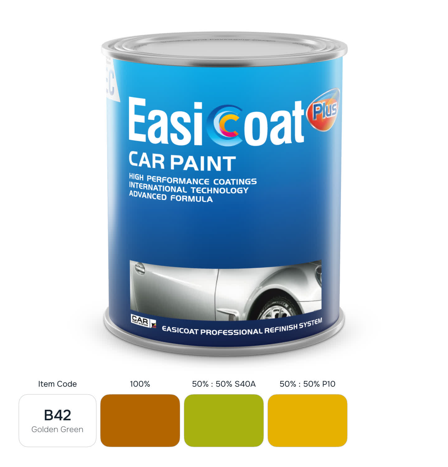 EasiCoat EC-B42 Golden Green 1л