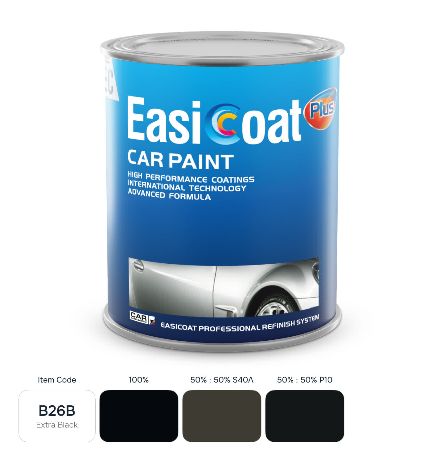 EasiCoat EC-B26В Extra Black 1л