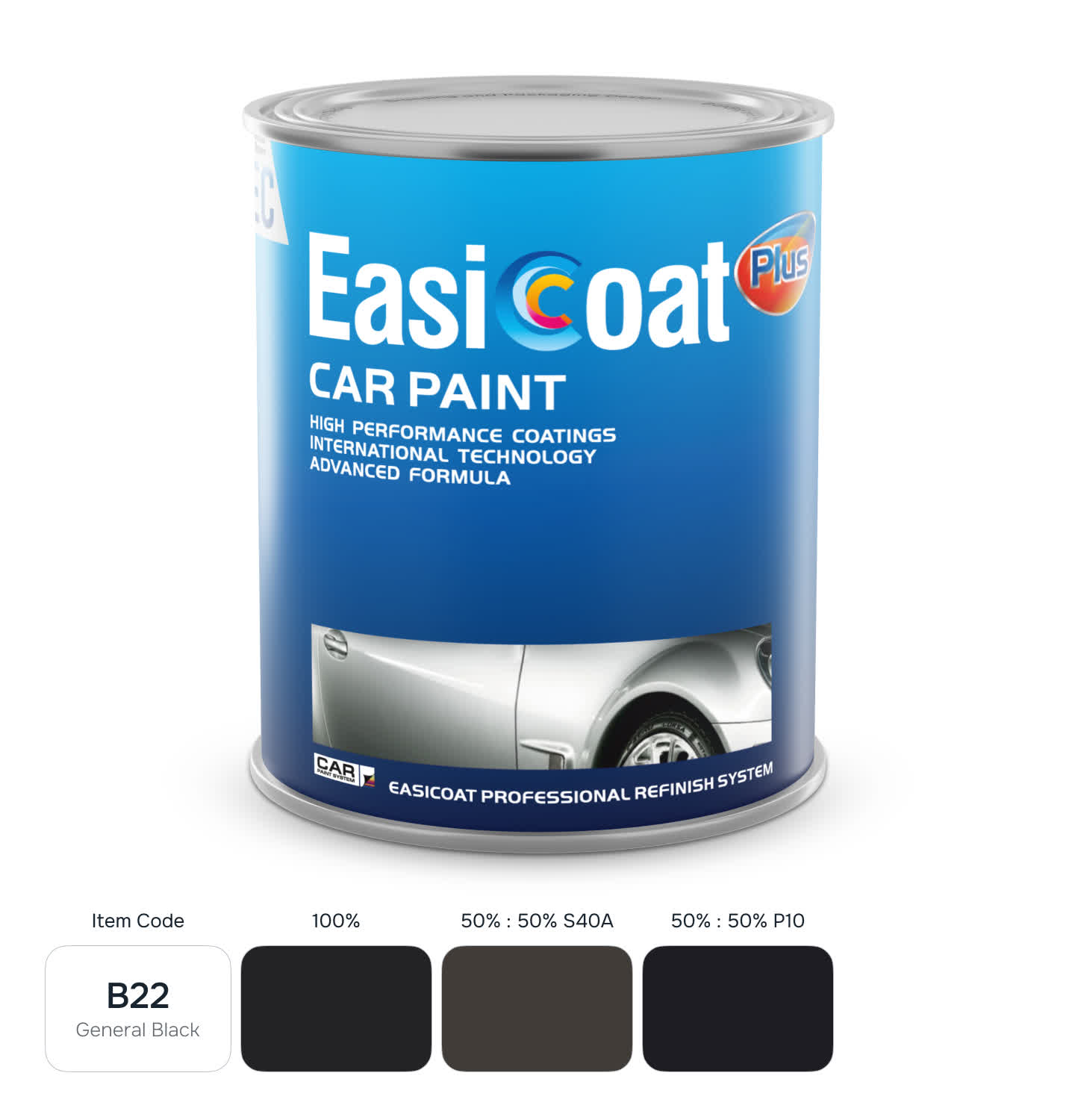EasiCoat EC-B22 General Black 1л