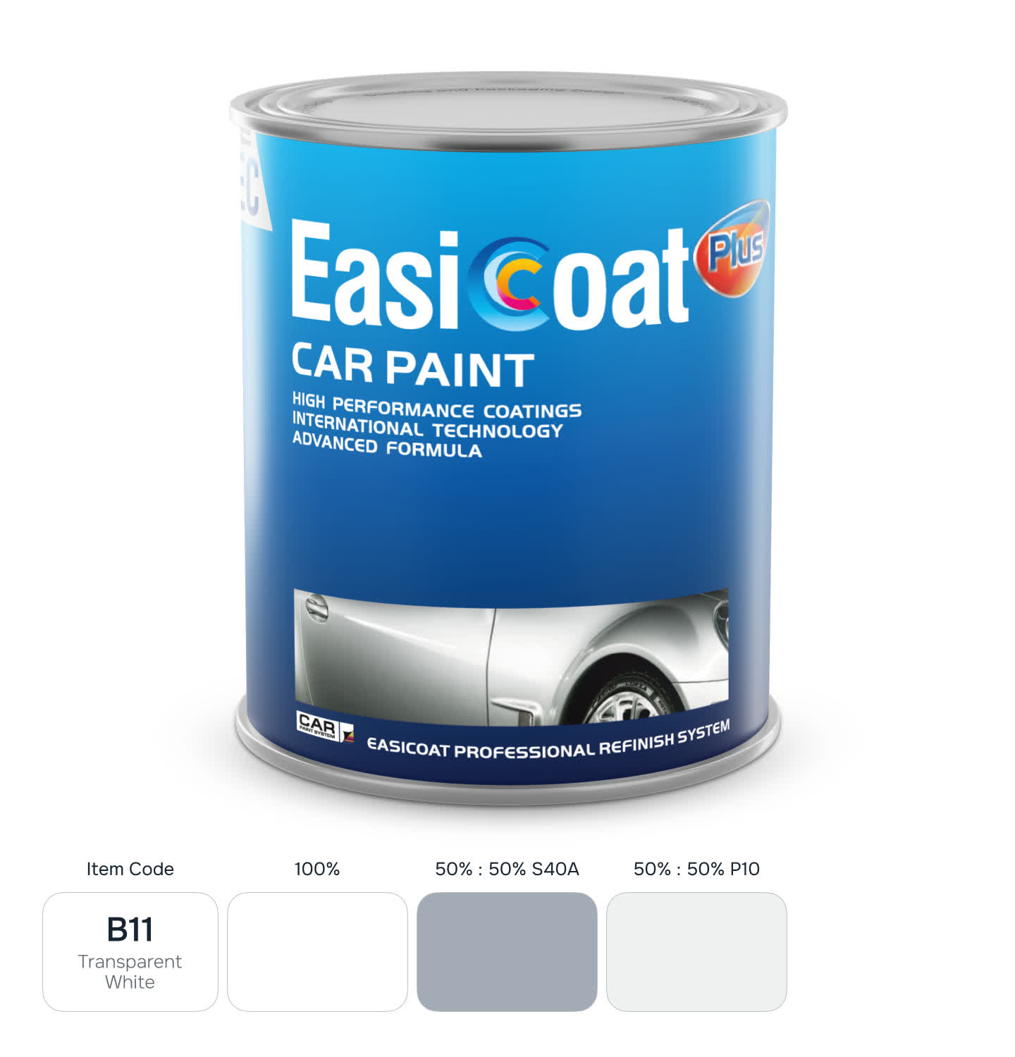 EasiCoat EC-B11 Transparent White 1л